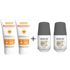 مجموعه 2 صن سكرين + 2 رول اون اربيان