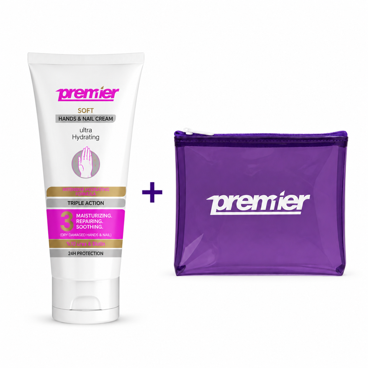 Hand cream + premier bag