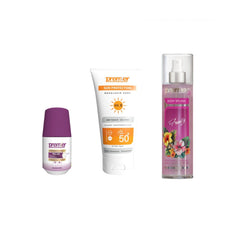 fruity Splash +  blossom  Roll On + sun screen
