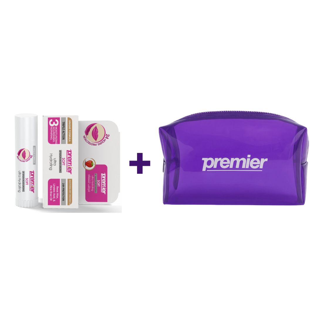 Lip balm + premier bag gift